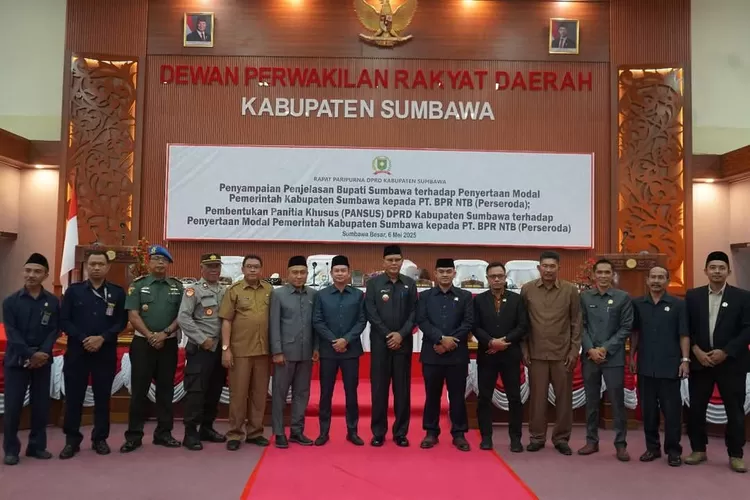 Bupati Gelar Rapat Paripurna Terkait Penyertaan Modal PT. BPR NTB Perseroda