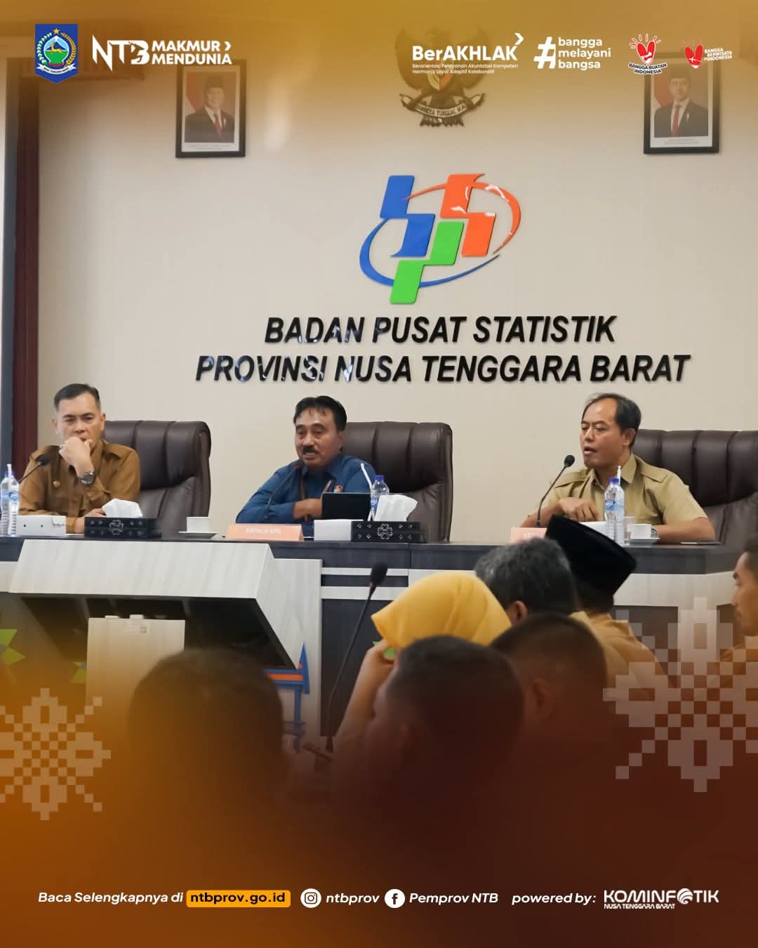 Kominfotik, Bappeda dan BPS NTB Terus Memperkuat Sinkronisasi dan Membangun Ekosistem Data Yang Handal